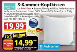 Norma 3-Kammer- Kopfkissen Angebot