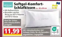 Norma Softgel-Komfort- Schlafkissen Angebot