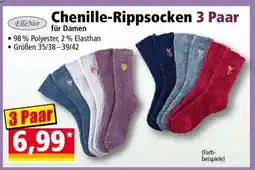 Norma Chenille-Rippsocken 3 Paar Angebot