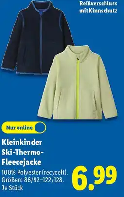 Lidl Kleinkinder Ski-Thermo- Fleecejacke Angebot