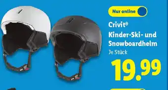 Lidl Crivit Kinder-Ski- und Snowboardhelm Angebot
