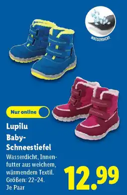 Lidl Lupilu Baby- Schneestiefel Angebot