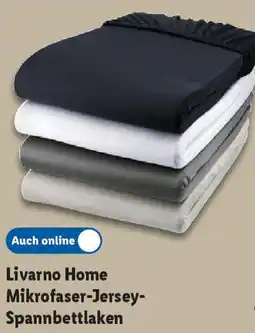 Lidl Livarno Home Mikrofaser-Jersey- Spannbettlaken ca. 90-100x200 cm Angebot
