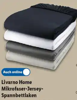 Lidl Livarno Home Mikrofaser-Jersey- Spannbettlaken ca. 180-200x200 cm Angebot