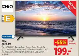 Lidl Chiq QLED-TV Angebot