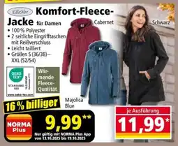 Norma Komfort-Fleece-Jacke Angebot