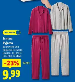 Lidl Esmara Pyjama Angebot