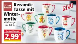 Norma Keramik-Tasse mit Wintermotiv Angebot
