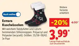 Lidl Esmara Kuschelsocken Angebot