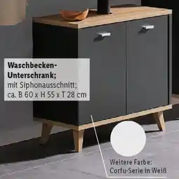 Lidl Livarno Waschbecken- Unterschrank Angebot