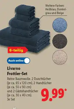 Lidl Livarno Frottier-Set Angebot