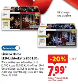 Lidl Livarno Home LED-Lichterkette 200 LEDs Angebot
