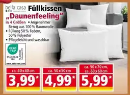 Norma Füllkissen „Daunenfeeling“ Angebot