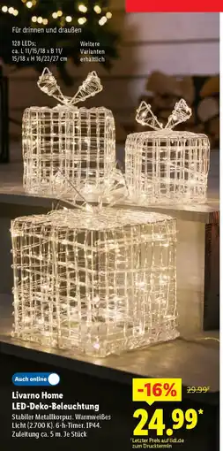 Lidl Livarno Home LED-Deko-Beleuchtung Angebot