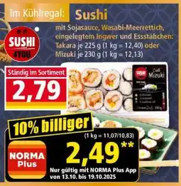 Norma Sushi Angebot
