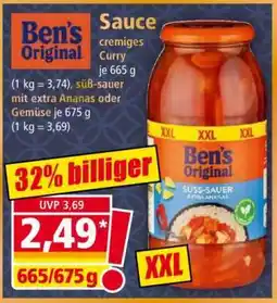Norma Ben’s Original Sauce Angebot