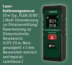 Lidl Parkside Laser- Entfernungsmesser Angebot