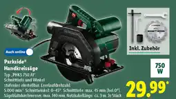 Lidl Parkside Handkreissäge Angebot