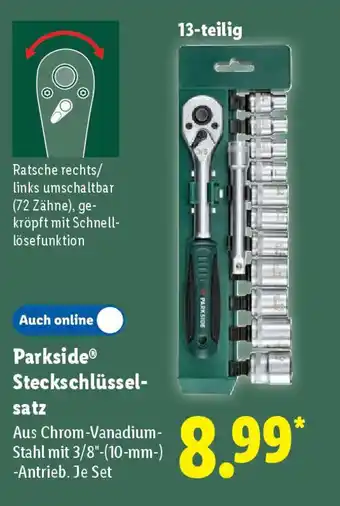 Lidl Parkside Steckschlüssel- satz Angebot