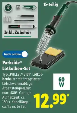 Lidl Parkside Lötkolben-Set Angebot
