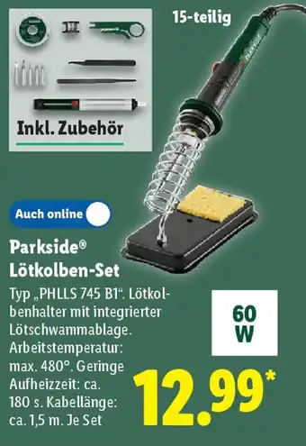 Lidl Parkside Lötkolben-Set Angebot