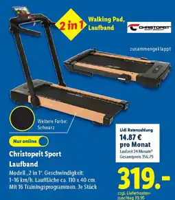 Lidl Christopeit Sport Laufband Angebot
