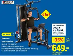 Lidl Hammer Kraftstation Modell,, FERRUM TX3" Angebot