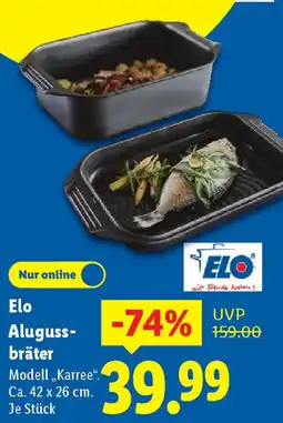 Lidl Elo Aluguss- bräter Angebot