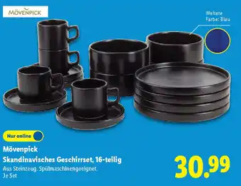 Lidl Mövenpick Skandinavisches Geschirrset, 16-teilig Angebot