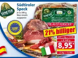 Norma Südtiroler Speck Angebot