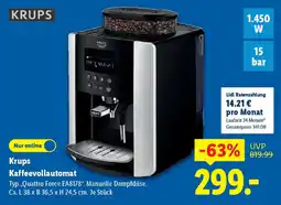 Lidl Krups Kaffeevollautomat Angebot