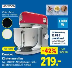 Lidl Kenwood Küchenmaschine Angebot