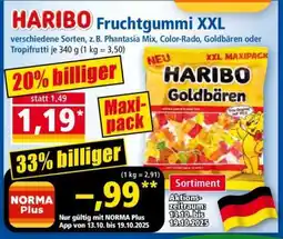 Norma HARIBO Fruchtgummi XXL Angebot