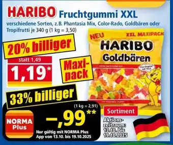 Norma HARIBO Fruchtgummi XXL Angebot