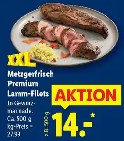 Lidl Metzgerfrisch Premium Lamm-Filets Angebot