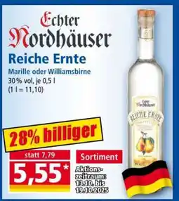 Norma Reiche Ernte Angebot