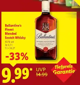 Lidl Ballantine's Finest Blended Scotch Whisky Angebot