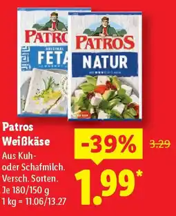 Lidl Patros Weißkäse Angebot