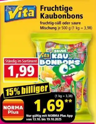 Norma Fruchtige Kaubonbons Angebot