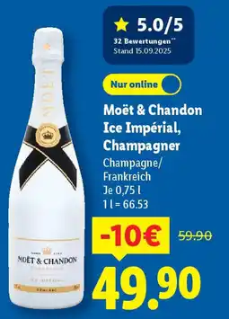 Lidl Moët & Chandon Ice Impérial, Champagner Angebot