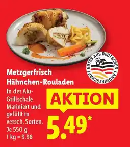 Lidl Metzgerfrisch Hähnchen-Rouladen Angebot