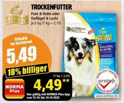 Norma Trockenfutter Angebot