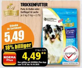 Norma Trockenfutter Angebot