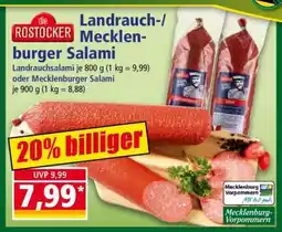 Norma Landrauch-/Mecklenburger Salami Angebot