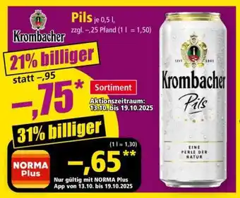 Norma Pils Angebot