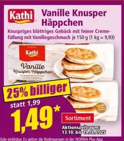 Norma Vanille Knusper Häppchen Angebot