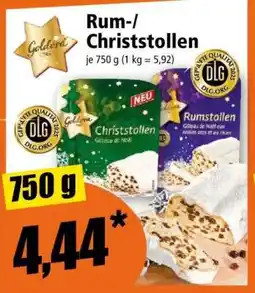Norma Rum-/Christstollen Angebot