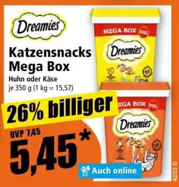 Norma Katzensnacks Mega Box Angebot