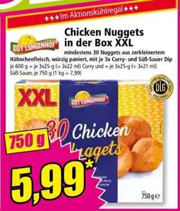 Norma Chicken Nuggets in der Box XXL Angebot