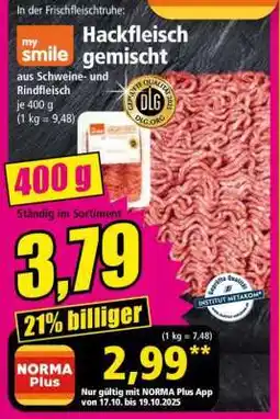 Norma Hackfleisch gemischt Angebot